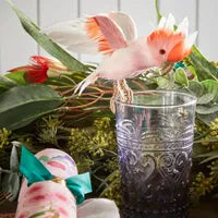 Christmas - GALAH FLYING BIRD SMALL PINK WHITE