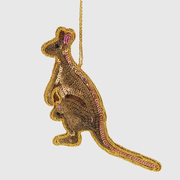 Christmas - KANGAROO HANGING TREE DECORATION