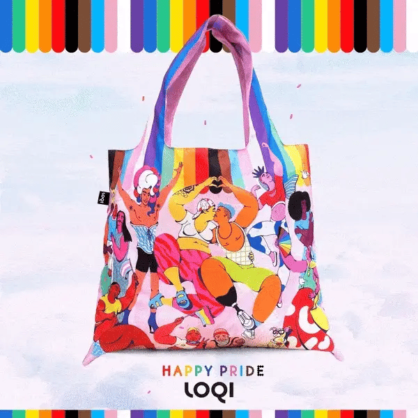 LOQI Inma Hortas Pride Reusable Shopping Bag