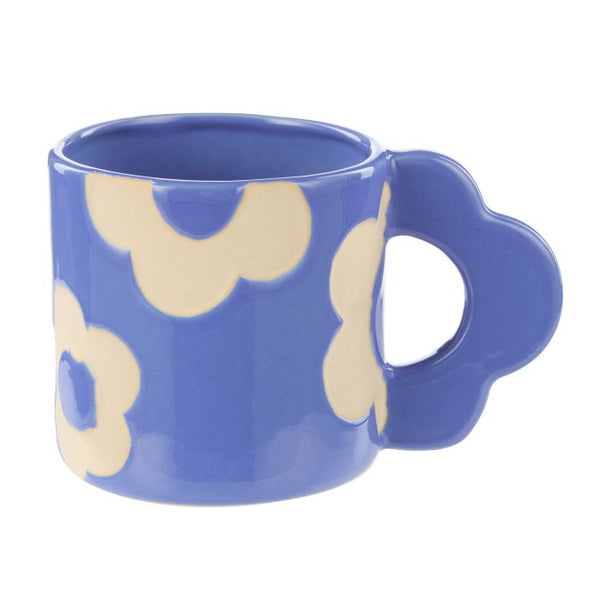 EMPORIUM POSEY FLOWER MUG 400ML BLUE 14X9X9CM/400ML