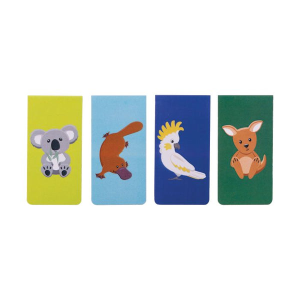 Australian Aussie Animals Magnetic Bookmarks