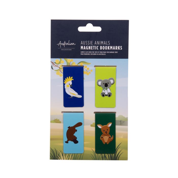 IsAlbi Aussie Animals Magnetic Bookmarks — Set of 4