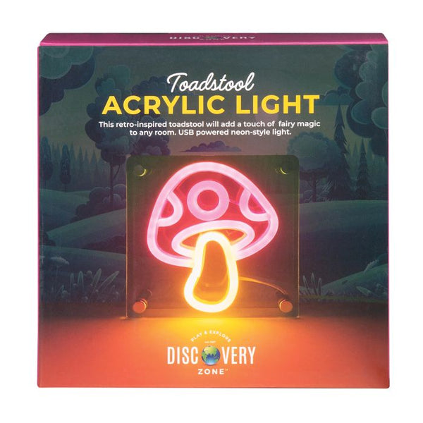 Light Acrylic - TOADSTOOL MULTI-COLOURED 15X4.6X15CM