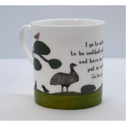 Red Tractor Designs - Bone China Mug I Go To Nature