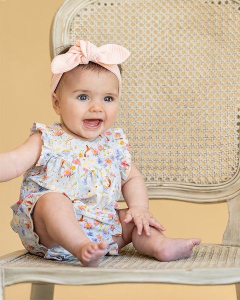 Minhaha Frill Bodysuit - Songbird Print