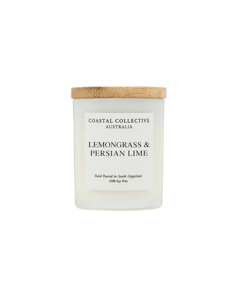 Coastal Collective Australia LEMONGRASS & PERSIAN LIME MINI JAR CANDLE