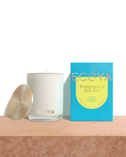 Ecoya Sensory Escapes: Frangipani & Sea Salt Madison Candle