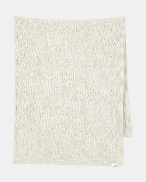 Toshi Organic Blanket Bowie Pebble
