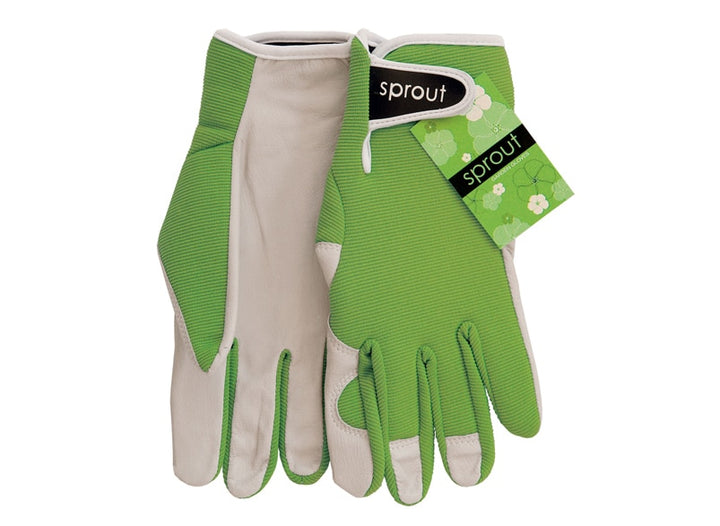 Sprout Goatskin  Garden Gloves - Olive