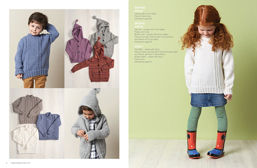 Hand Knits for Modern Kids — Book 1317