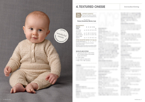 Merino Baby Knitting Book 1106