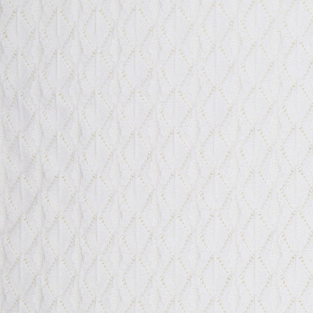 Bebe  Ivory Knitted Pointelle Blanket Ivory