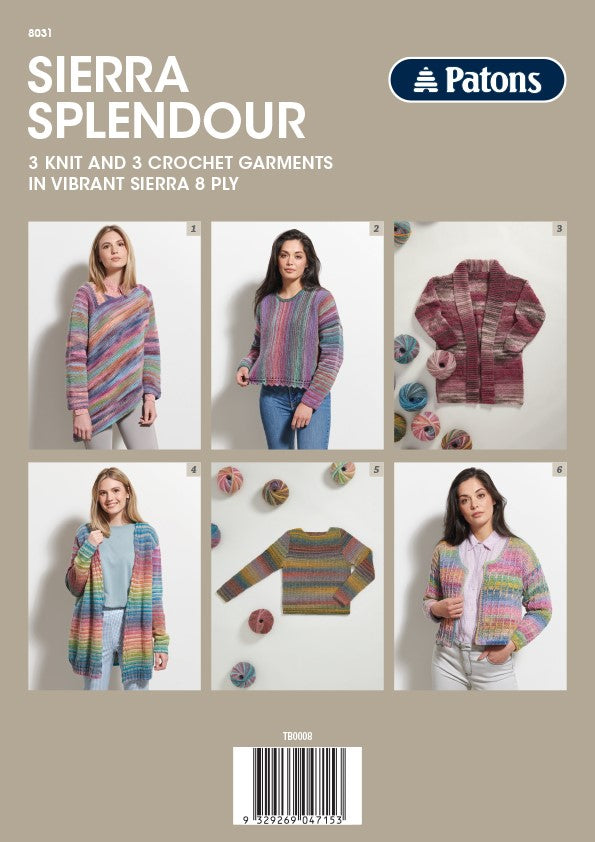 Patons Sierra Splendour — Book 8031