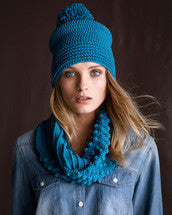 Crochet Pattern — Ridge Cowl & Beanie