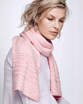 Knitting Pattern — Diamond Poncho & Scarf