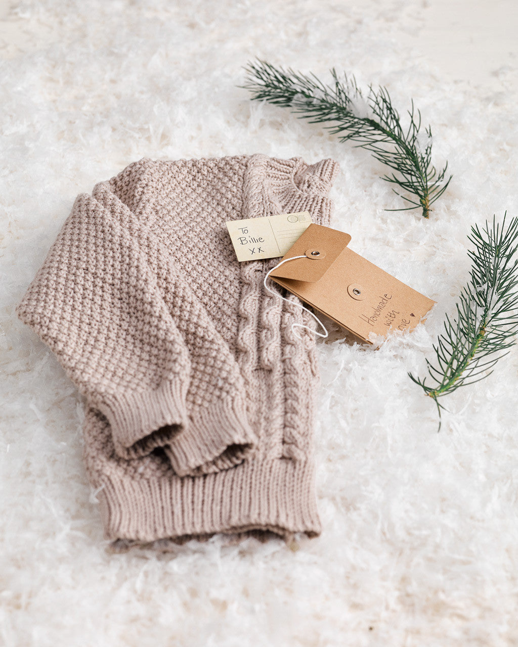 Knitting Pattern — Aran Pullover