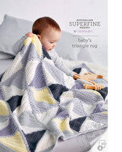 Crochet Pattern Baby's Triangle Rug
