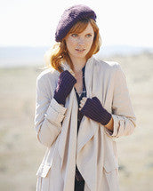 Knitting Pattern — Fisherman's Rib Beret & Mitts