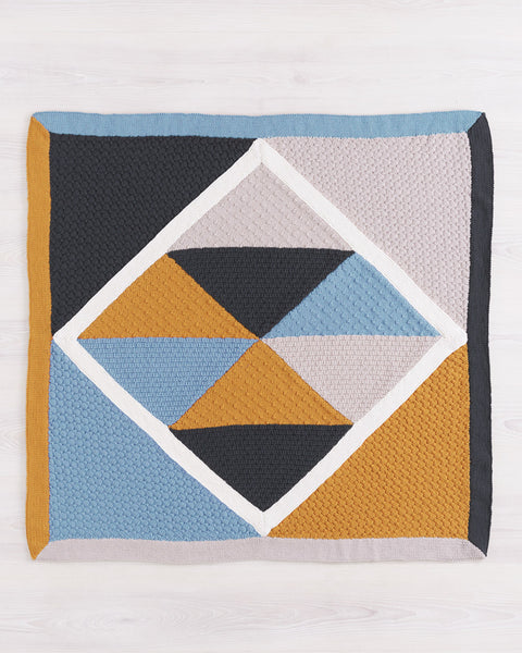 Knitting Pattern Geometric Throw