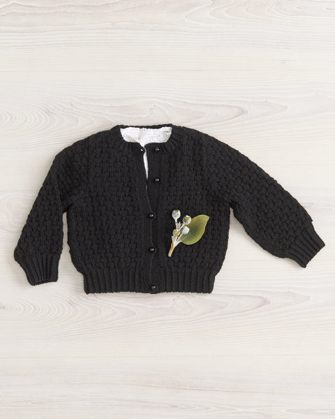 Knitting Pattern Tiny Bow Cardi & Vest