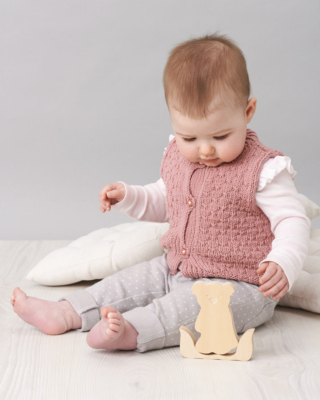 Knitting Pattern — Tiny Bow Cardi & Vest