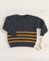 Knitting Pattern Crew Neck Jumper