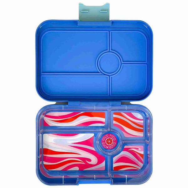 Yumbox Tapas True Blue 5 Compartment Groovy Tray