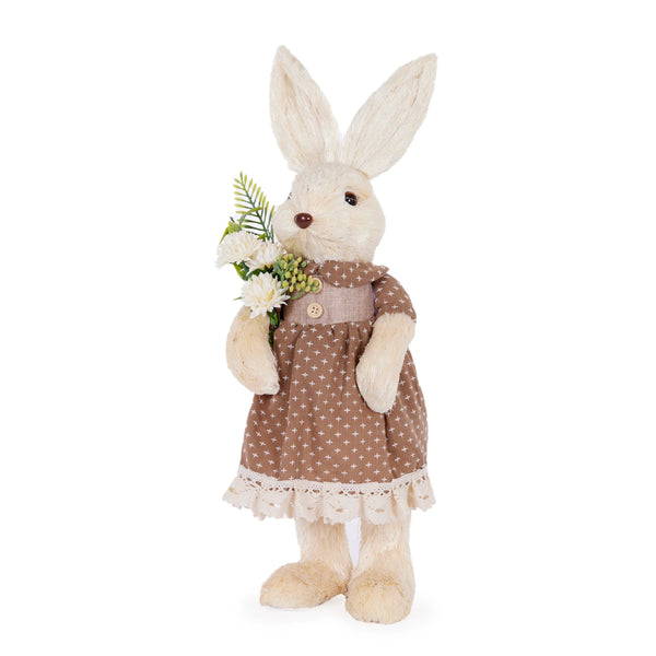 HOLLY & IVY PETUNIA BUNNY WITH FLOWERS SAND