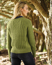 Knitting Pattern — Wrap Cable Sweater & Cardi
