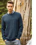 Knitting Pattern — Men's Textured Pullover