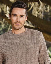 Knitting Pattern — Men's Textured Pullover