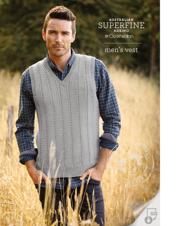 Knitting Pattern — Men's Vest