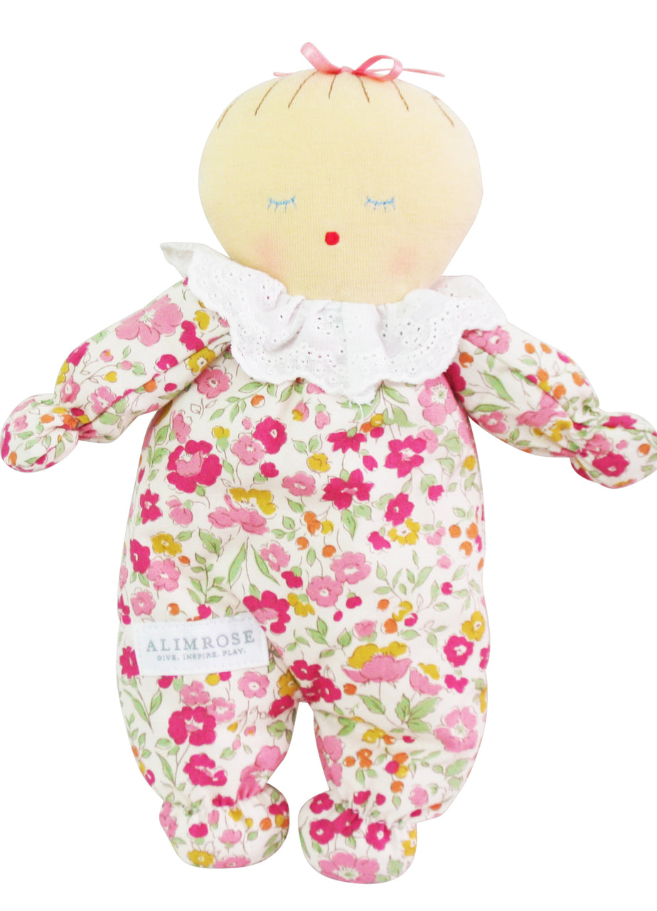 Alimrose Asleep Awake Baby Doll 24cm — Rose Garden