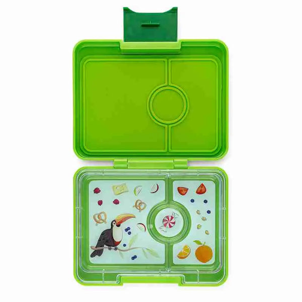 Yumbox Snack 3 Compartment Lime Green