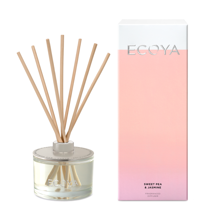 Ecoya Reed Diffuser 200ml — Sweet Pea & Jasmine