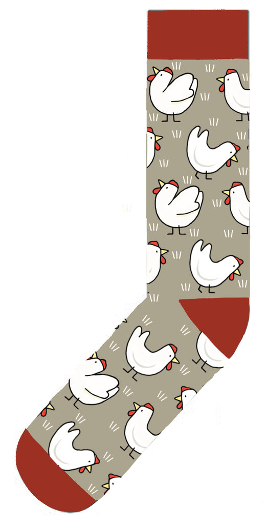 Red Tractor Designs - Cotton Socks Chooks