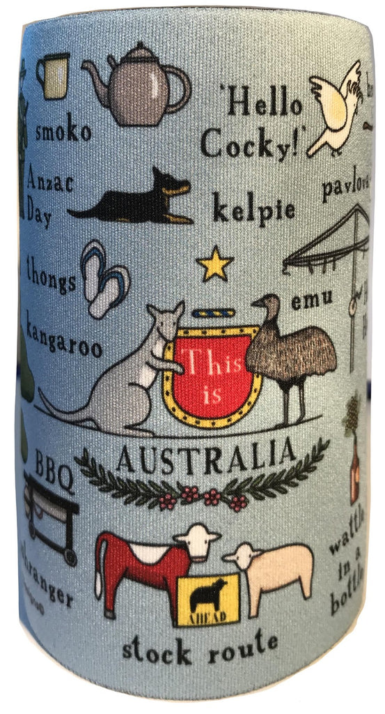 Red Tractor Designs Stubby Holder - This Is Australia