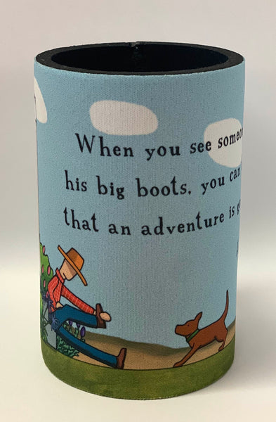 Red Tractor Designs Stubby Holder - A Big Adventure