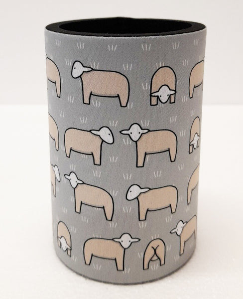 Red Tractor Designs Stubby Holder - Sheep