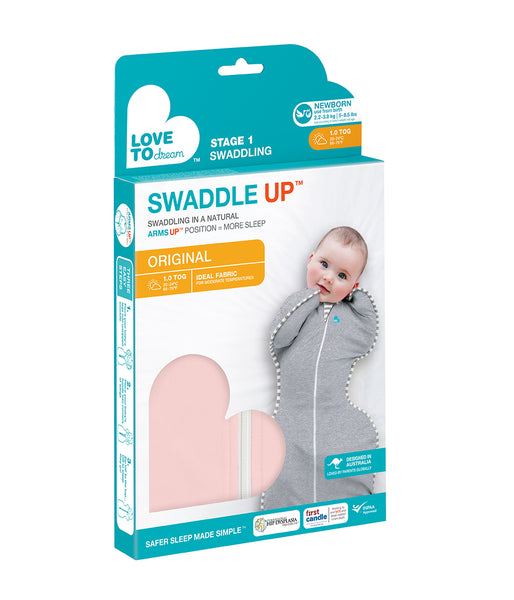 Love To Dream -  Swaddle Up™ Original 1.0 TOG Dusty Pink