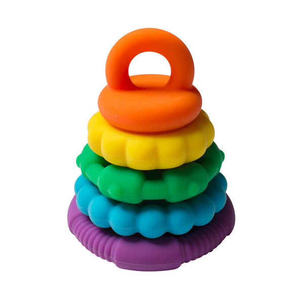 Jellystone Stacker and Teether Toy - Rainbow Brights