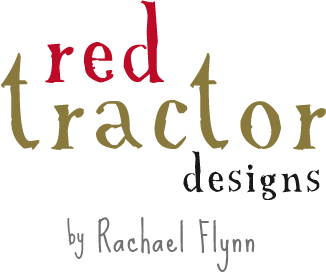 Red Tractor Designs - Tea Towel Garden and Library