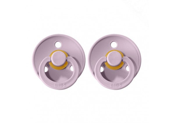 BIBS - Natural Rubber Pacifier Dusky Lilac- 2 Pack