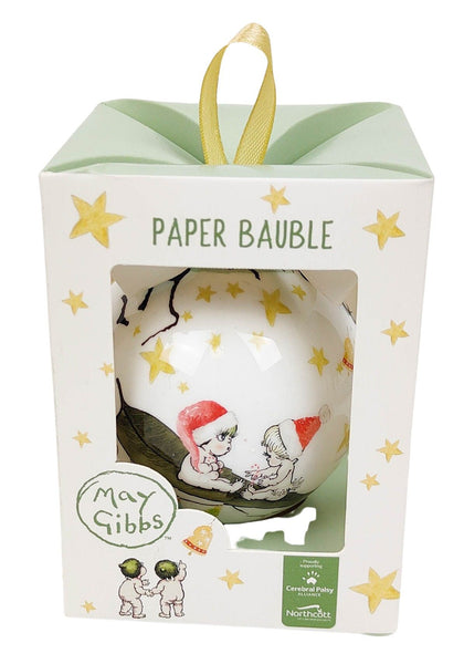 May Gibbs Christmas Bauble Gift Box Green